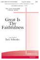 Great Is Thy Faithfulness SATB choral sheet music cover